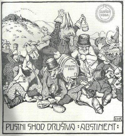 Desert Procession of the Abstinence Society by Hinko Smrekar